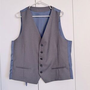 Men’s Grafton slim fit vest (grey)